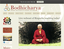 Tablet Screenshot of bodhicharya.org
